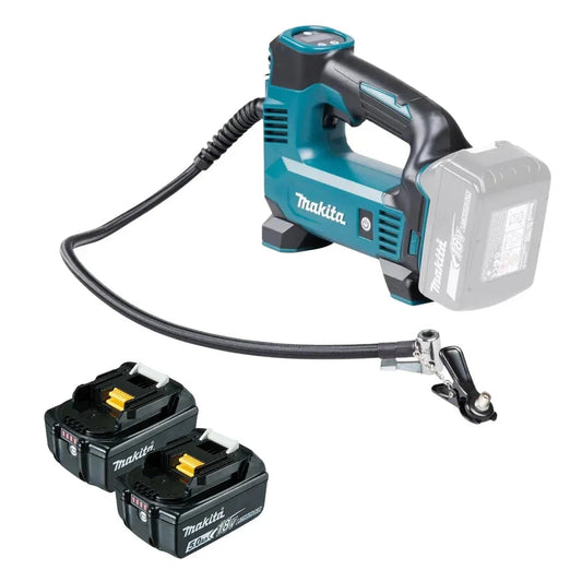 Makita DMP180Z 18V LXT Cordless Inflator – Compact High-Pressure Tyre Pump (Body Only)