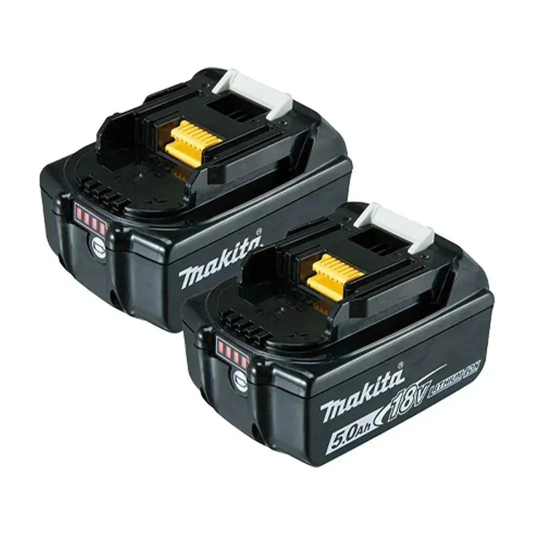Makita 18V LXT 5.0Ah Battery Kit – 2 Batteries, Charger & Protective Case