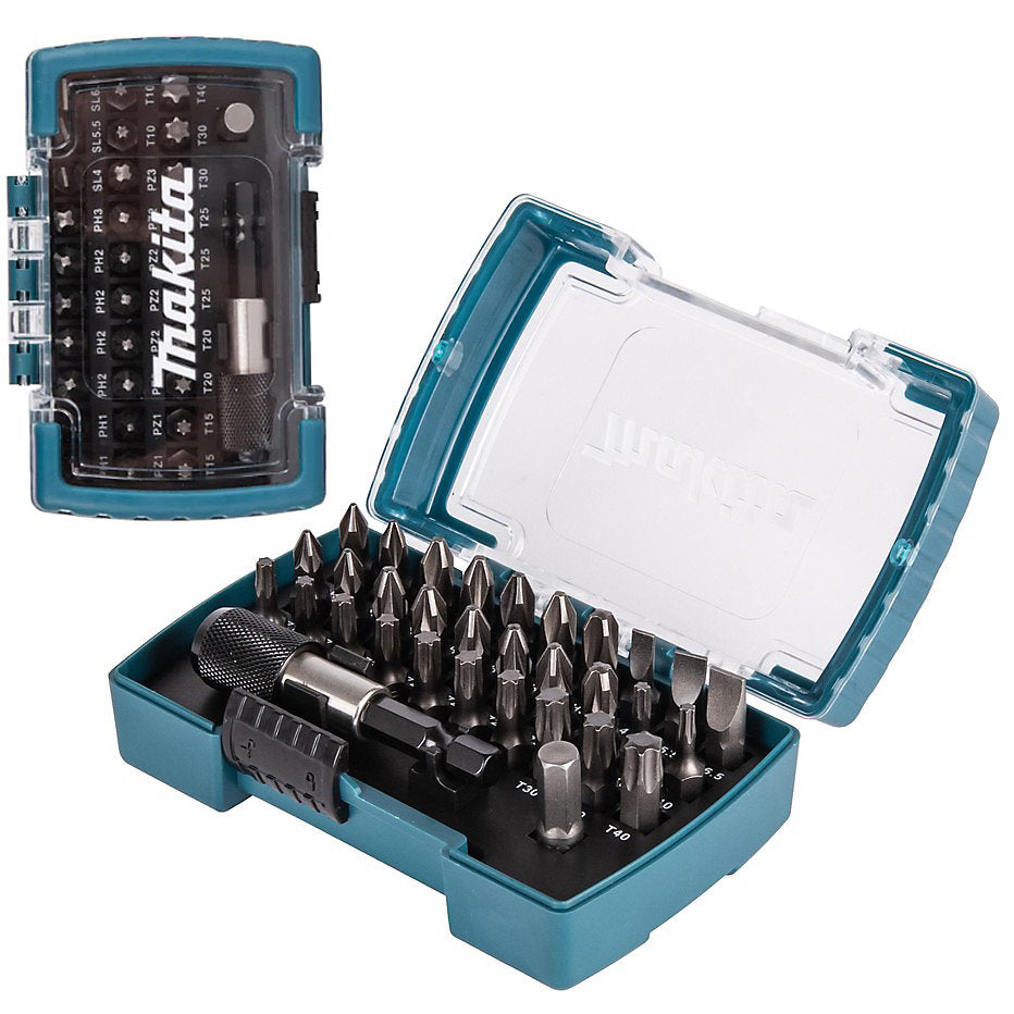 Makita 32-Piece Screwdriver Drill Bit Set with Quick-Release Magnetic Holder