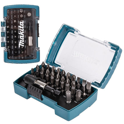 Makita 32-Piece Screwdriver Drill Bit Set with Quick-Release Magnetic Holder