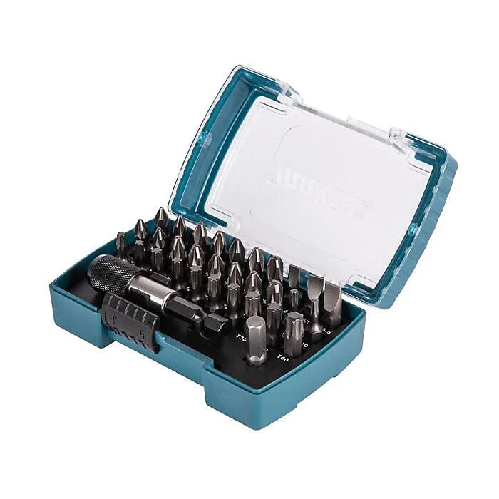 Makita 32-Piece Screwdriver Drill Bit Set with Quick-Release Magnetic Holder