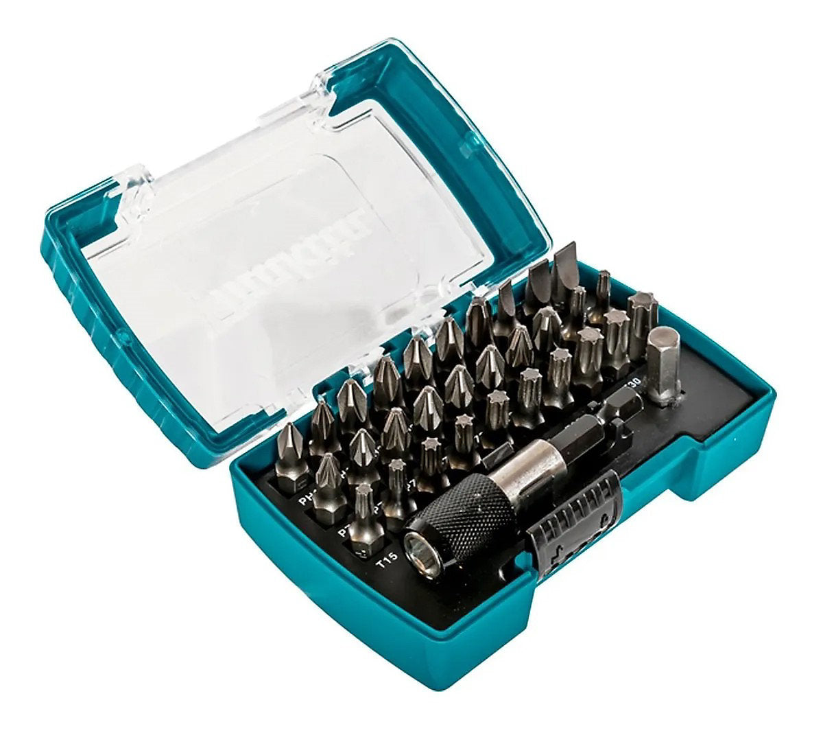 Makita 32-Piece Screwdriver Drill Bit Set with Quick-Release Magnetic Holder